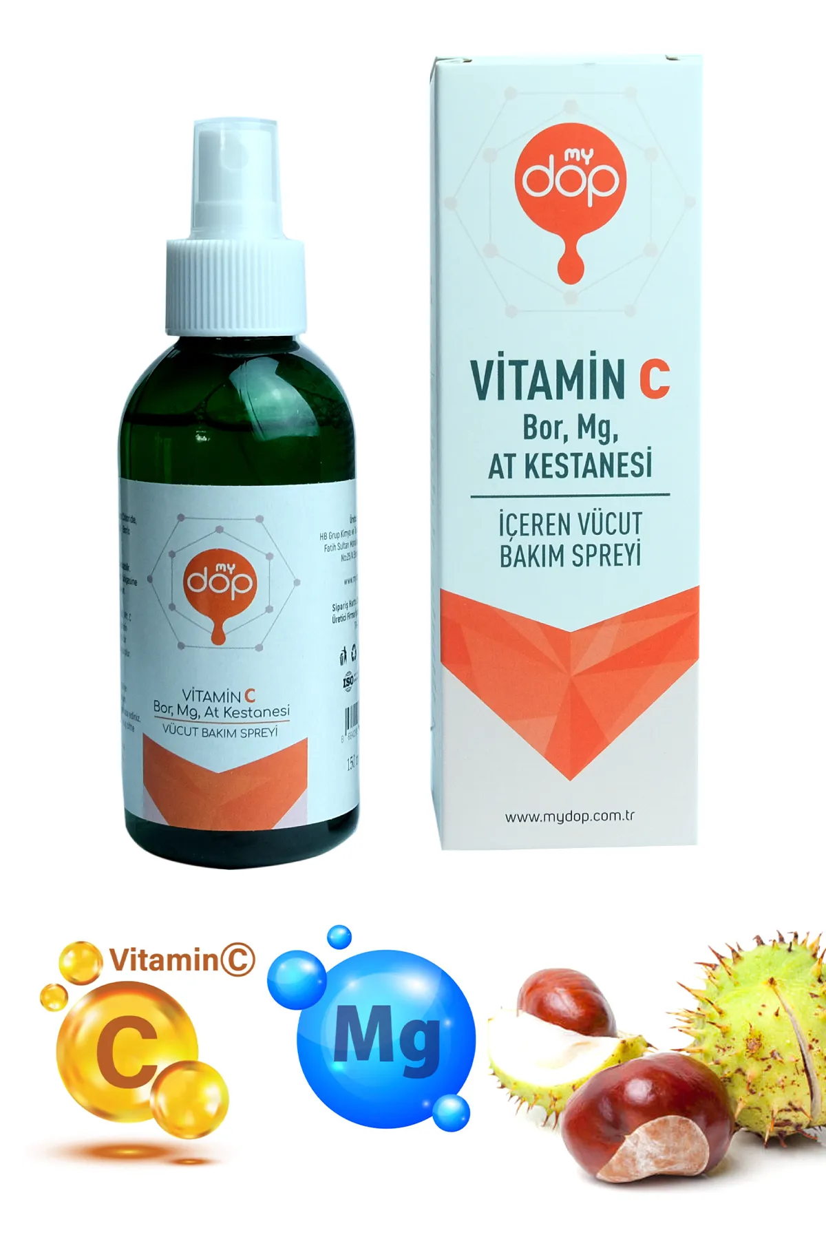 VİTAMİN C BOR MG AT KESTANESİ SPREY 150 ML